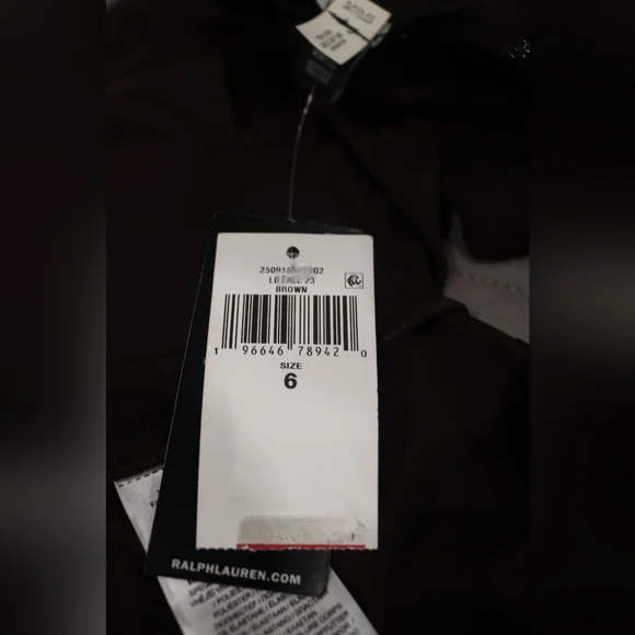 Lauren Ralph Lauren Women's Stretch Jersey Long-Sleeve Dress, Size 6 - Picture 14 of 15